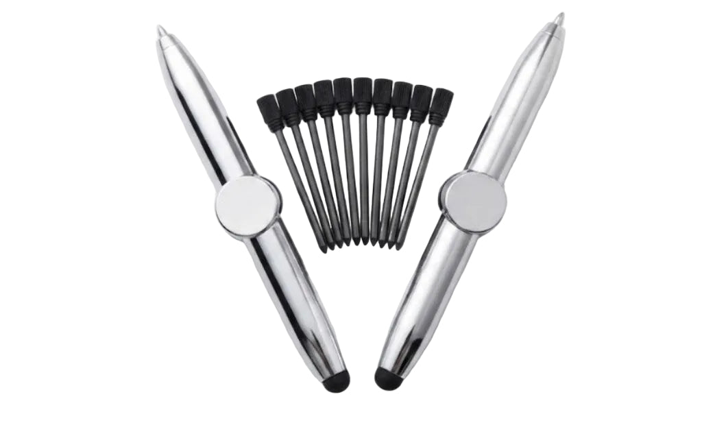Silver Fidget Spinner Pen